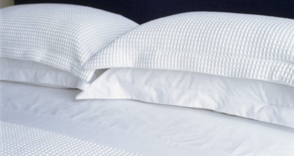 White Waffle Oxford Pillow Cases (Pair)