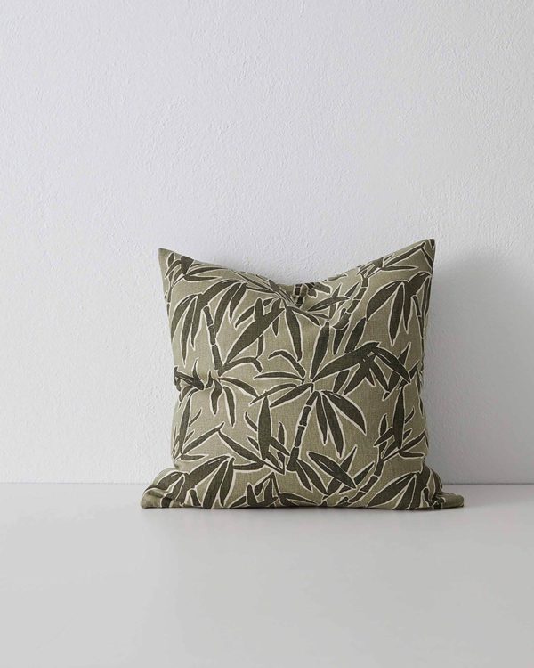 Guadeloupe-Olive-cushion 50 x 50cm