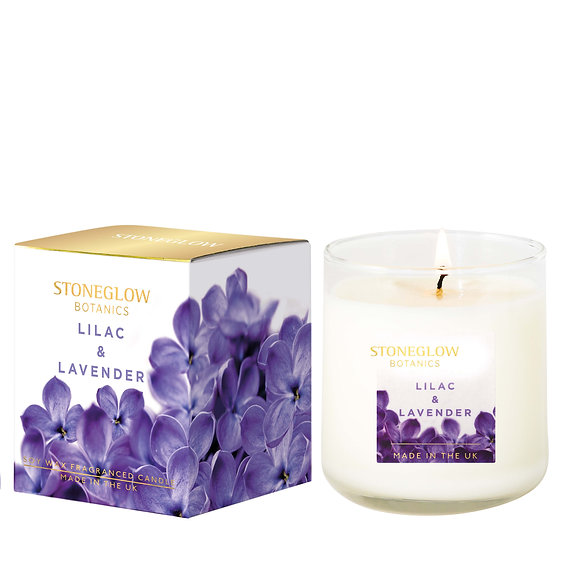Stoneglow Botanics Lilac Lavender Candle (002)