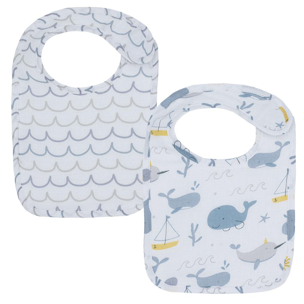 whale of a time bibs