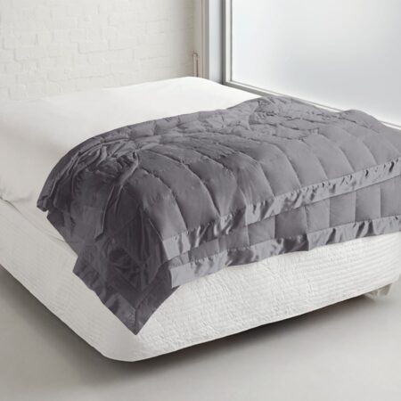 Photo inspiration: Fresh Look at Fairydown Espresso Duck Down Blanket Steel Grey