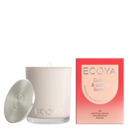 Ecoya Guava & Lychee Sorbet Mini Madison Candle