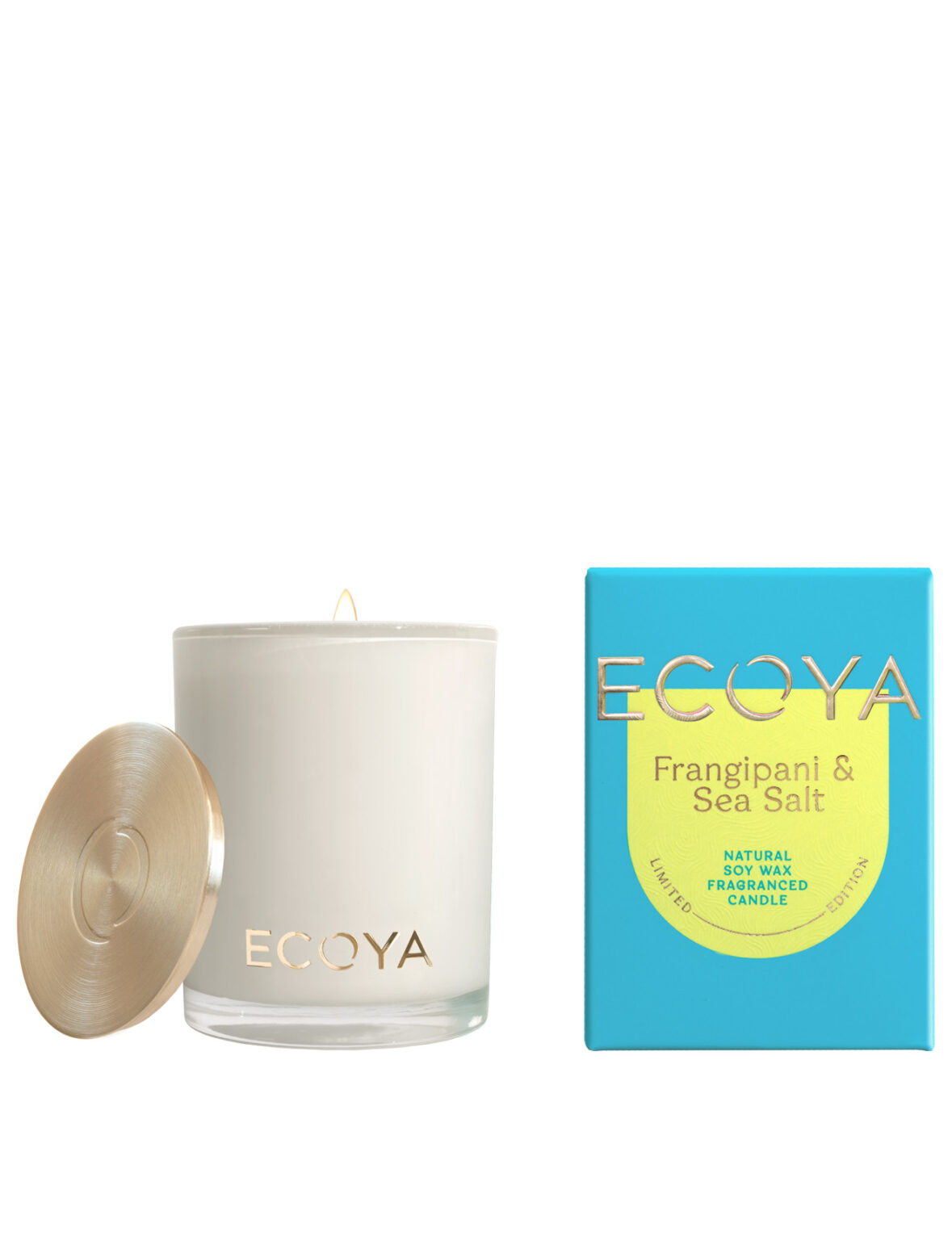 Ecoya Frangipani & Sea Salt Mini Madison Candle Limited Edition