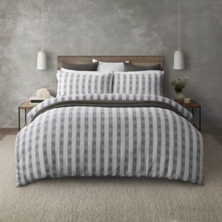 Paxson Duvet Cover Set - Anthracite