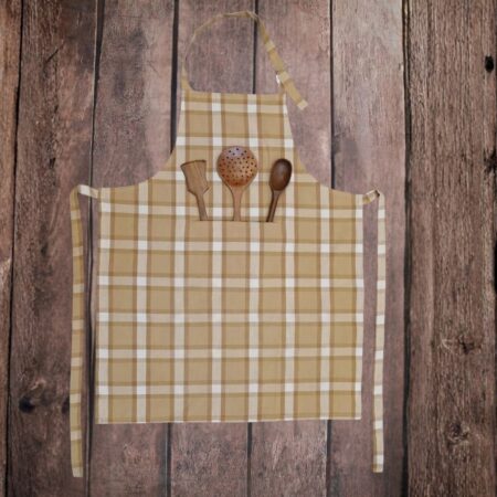 Maison Apron - Ochre Check