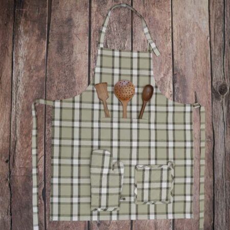 Maison Kitchen Set - Green Check