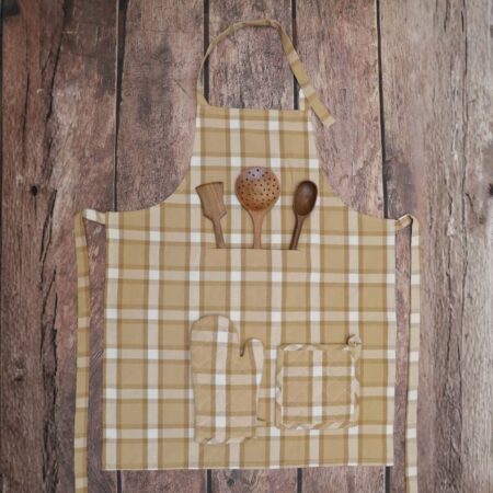 Maison Kitchen Set - Ochre Check