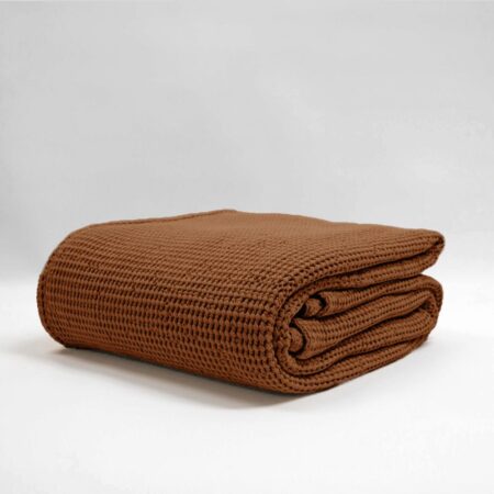 New Bliss Stonewashed Blanket - Toffee